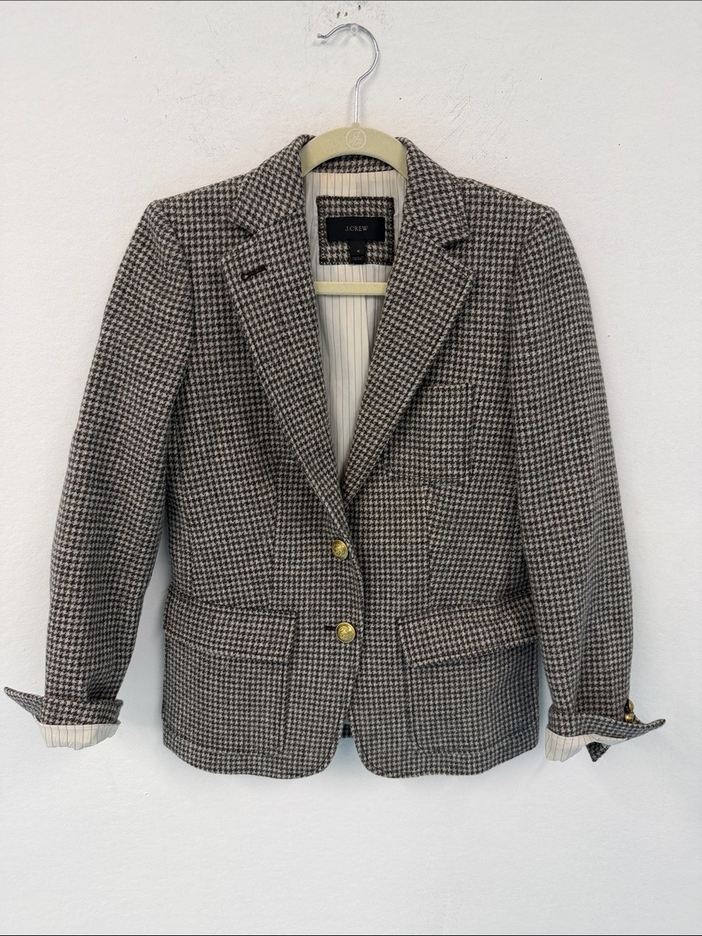 J Crew Tweed Blazer